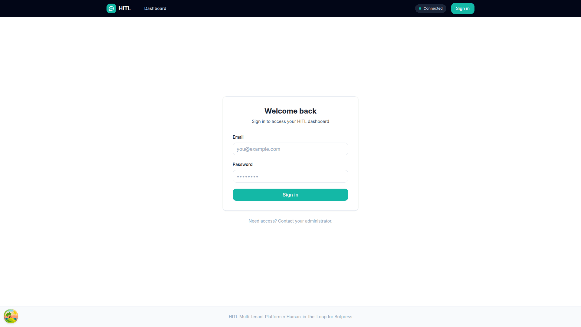 Login Page