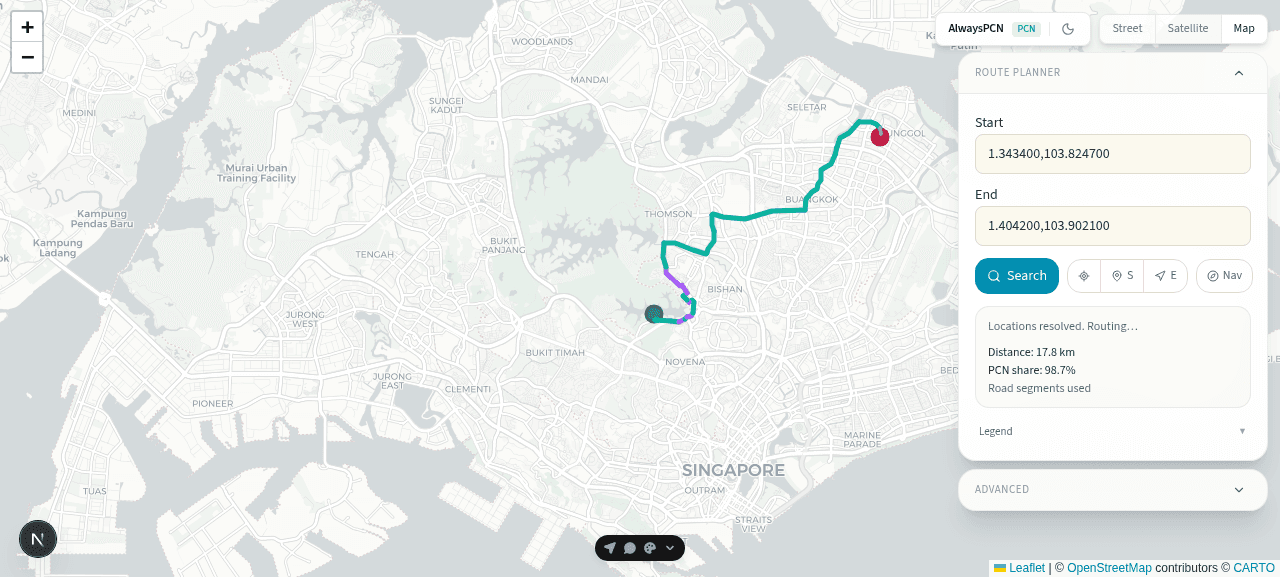 Route Computed